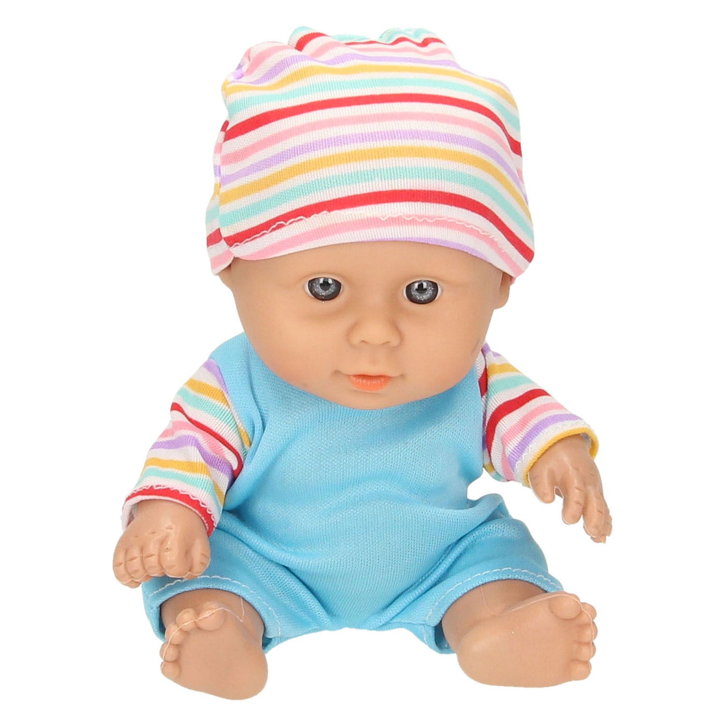 Babypuppe mit Hut
