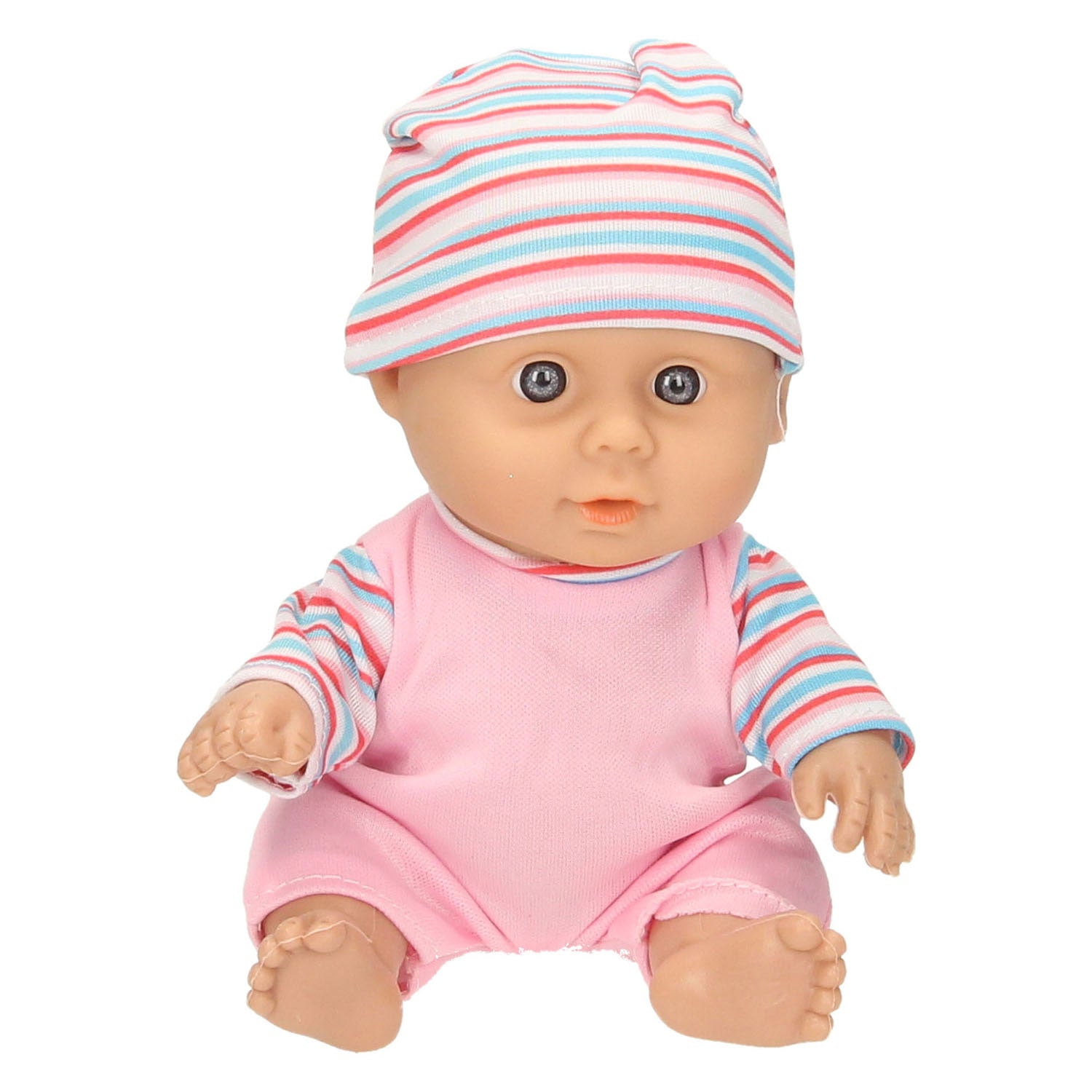 Babypuppe mit Hut