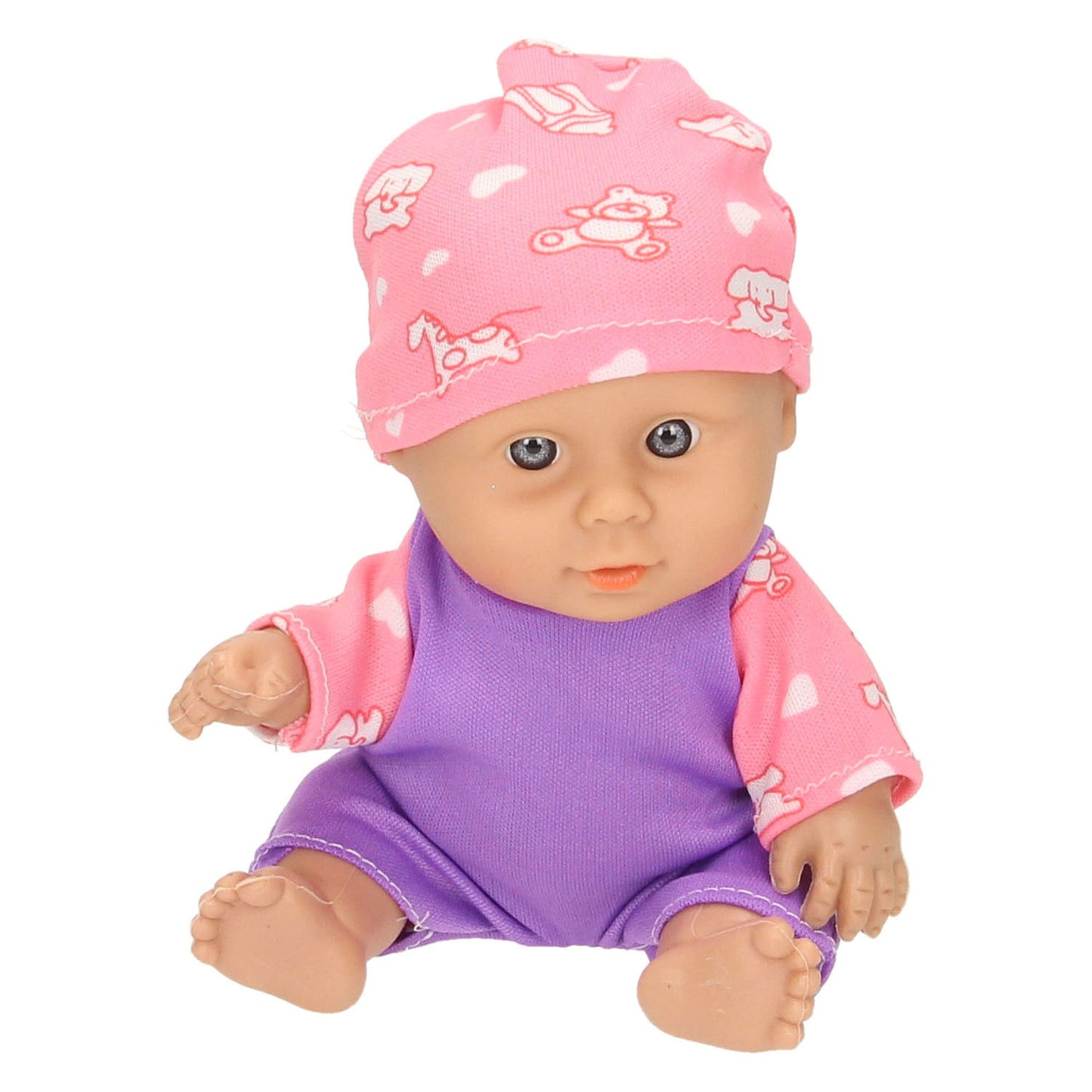 Babypuppe mit Hut