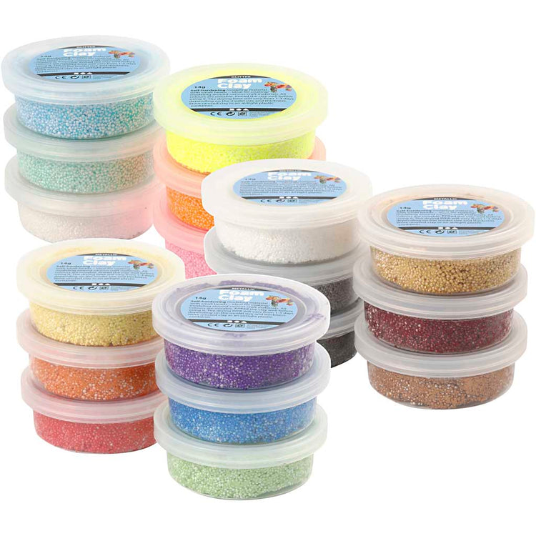 Foam Clay®, verschiedene Farben, 3x30 Box 1 Box