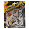 Fingerstunt -Fahrrad mit Accessoires