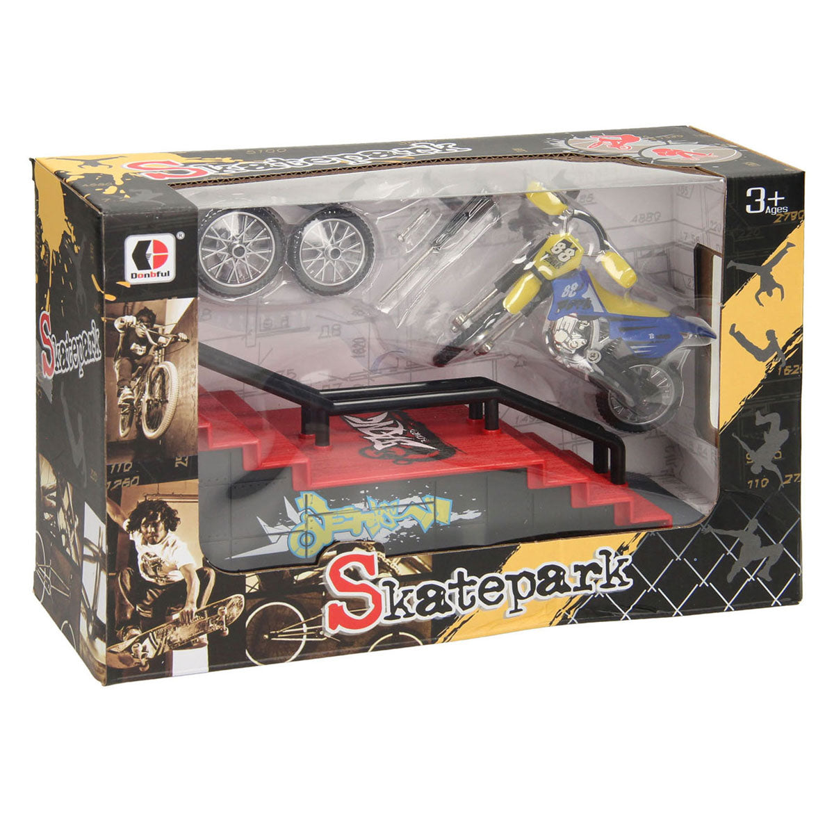 Finger -Skateboard mit Stunt Trail