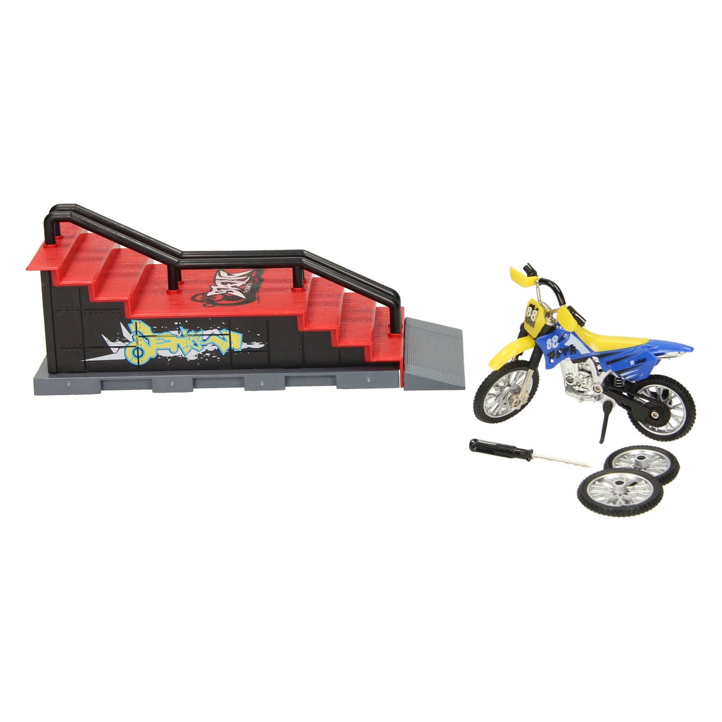 Finger -Skateboard mit Stunt Trail