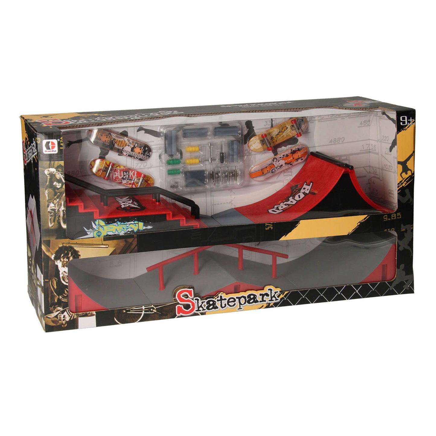 Finger -Skateboard -Set XL