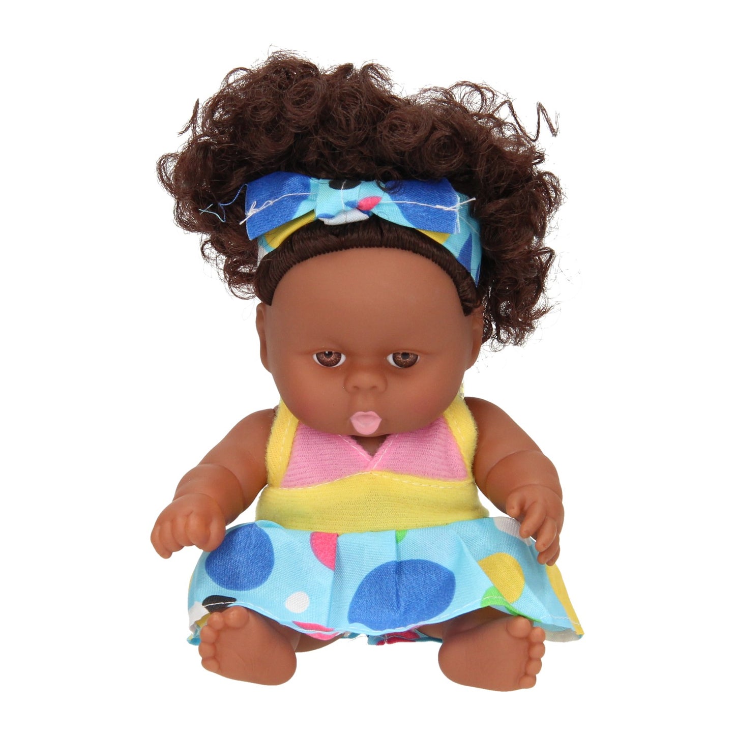 Babypuppencurls mit Kleid, 22 cm