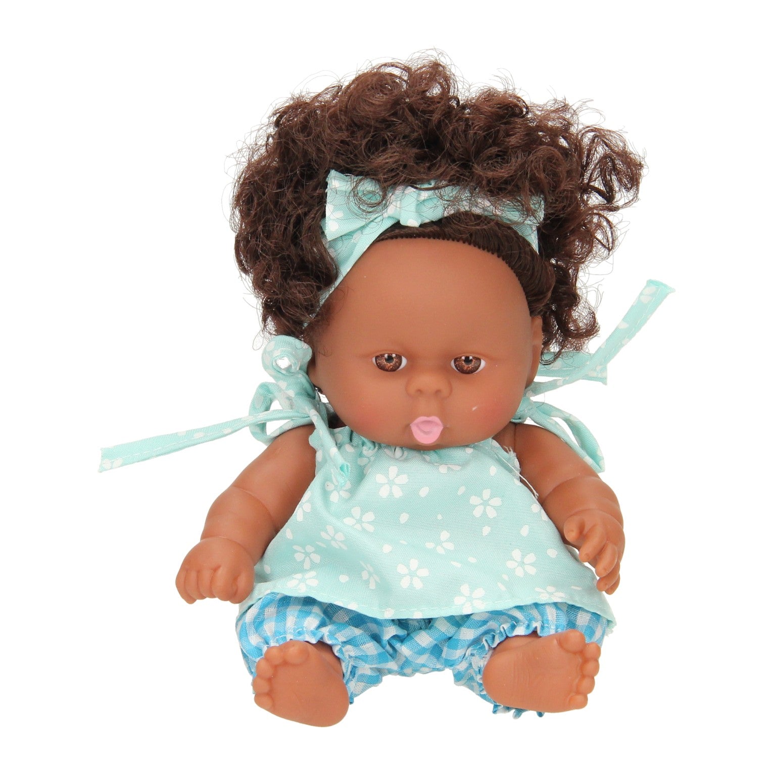 Babypuppencurls mit Kleid, 22 cm