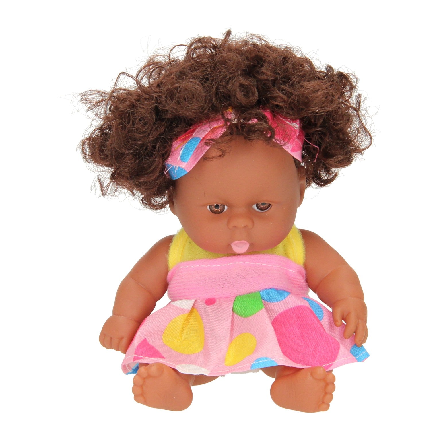Babypuppencurls mit Kleid, 22 cm