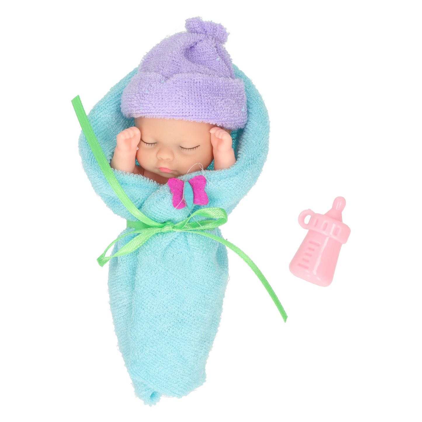 Mini -Puppe in Wrikkeldoek