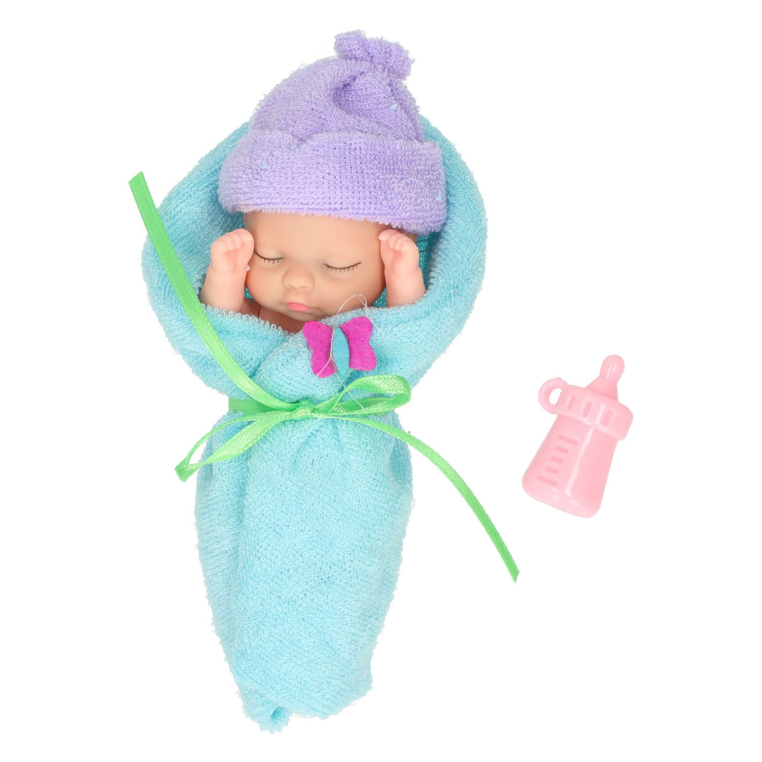 Mini -Puppe in Wrikkeldoek