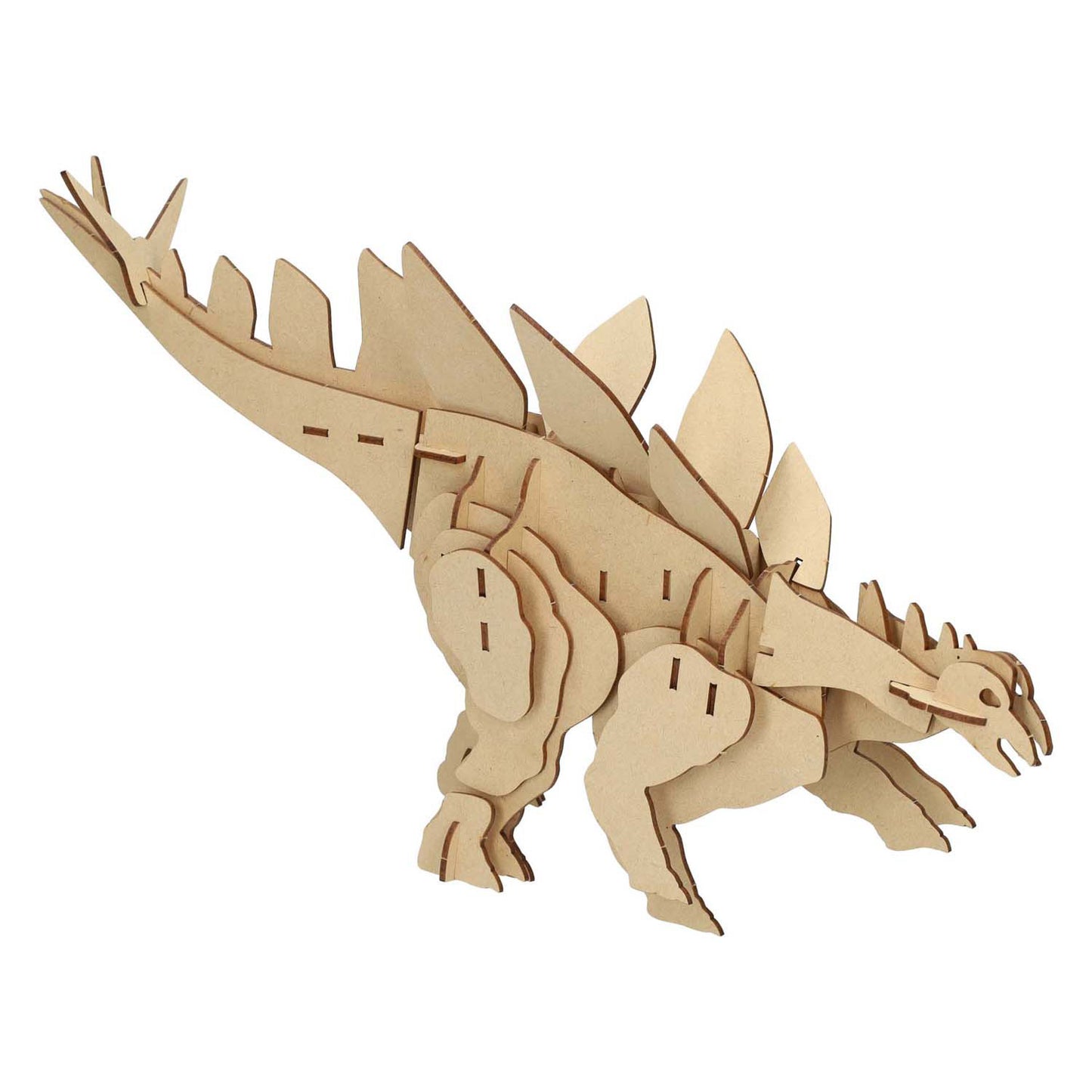 Holz-Dino-3D-Stegosaurus-Bausatz