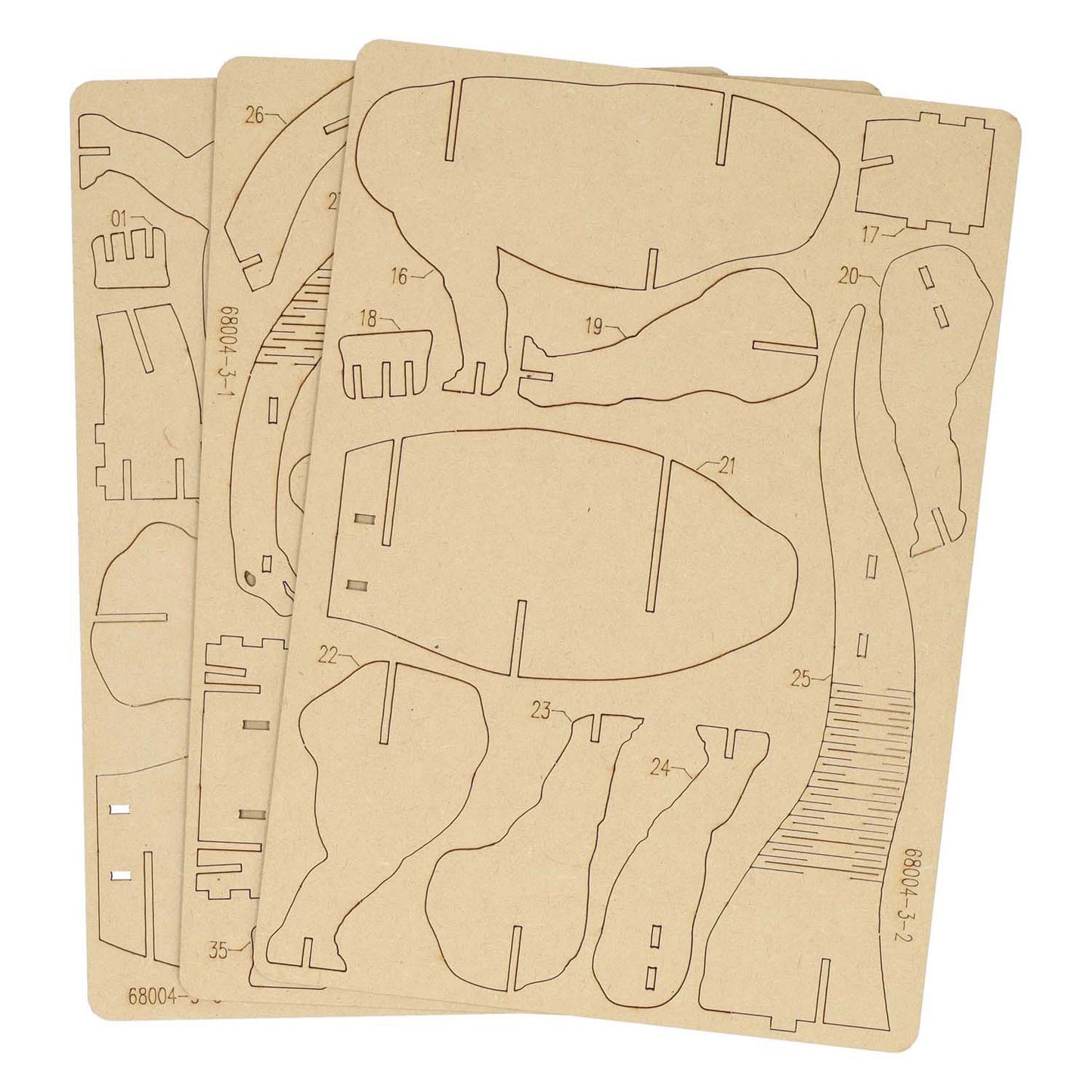 Holzbausatz Dino 3D Diplodocus
