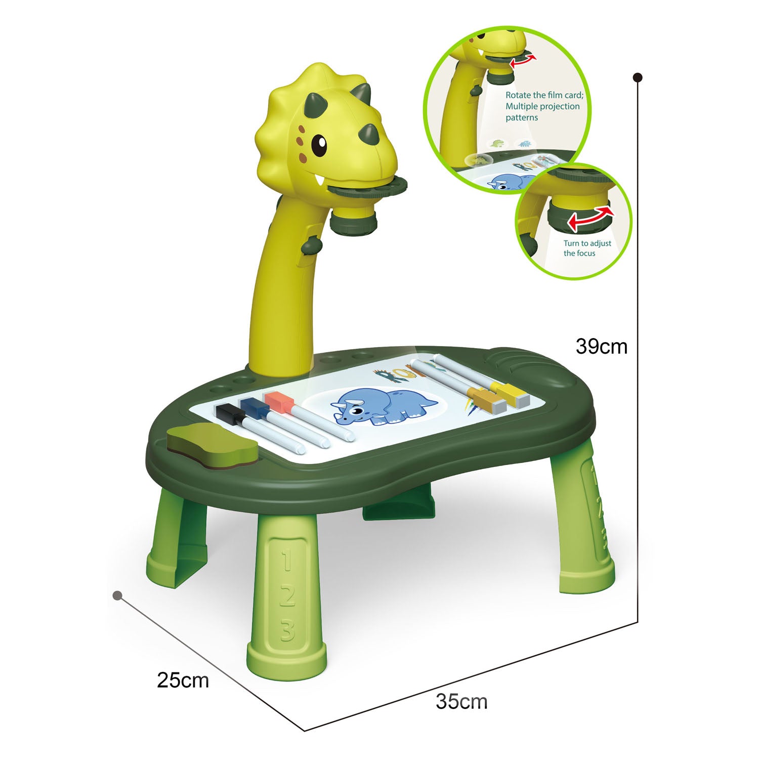 Zeichentisch Dino, 34dlg.