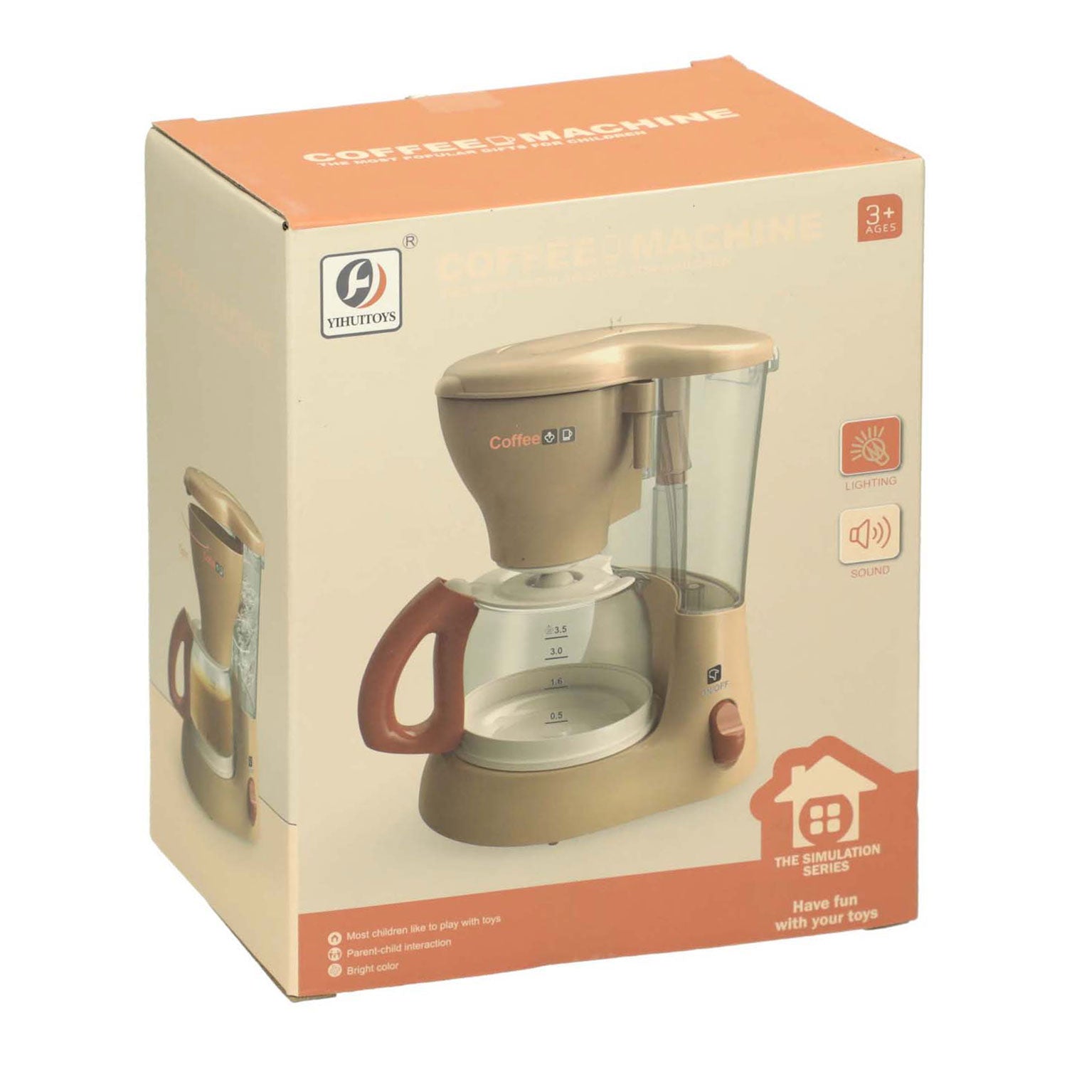 Kaffeemaschine mit Licht und Geräusch