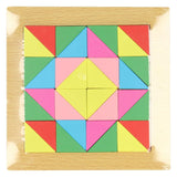Tangram-Dreiecke aus Holz - afbeelding 2
