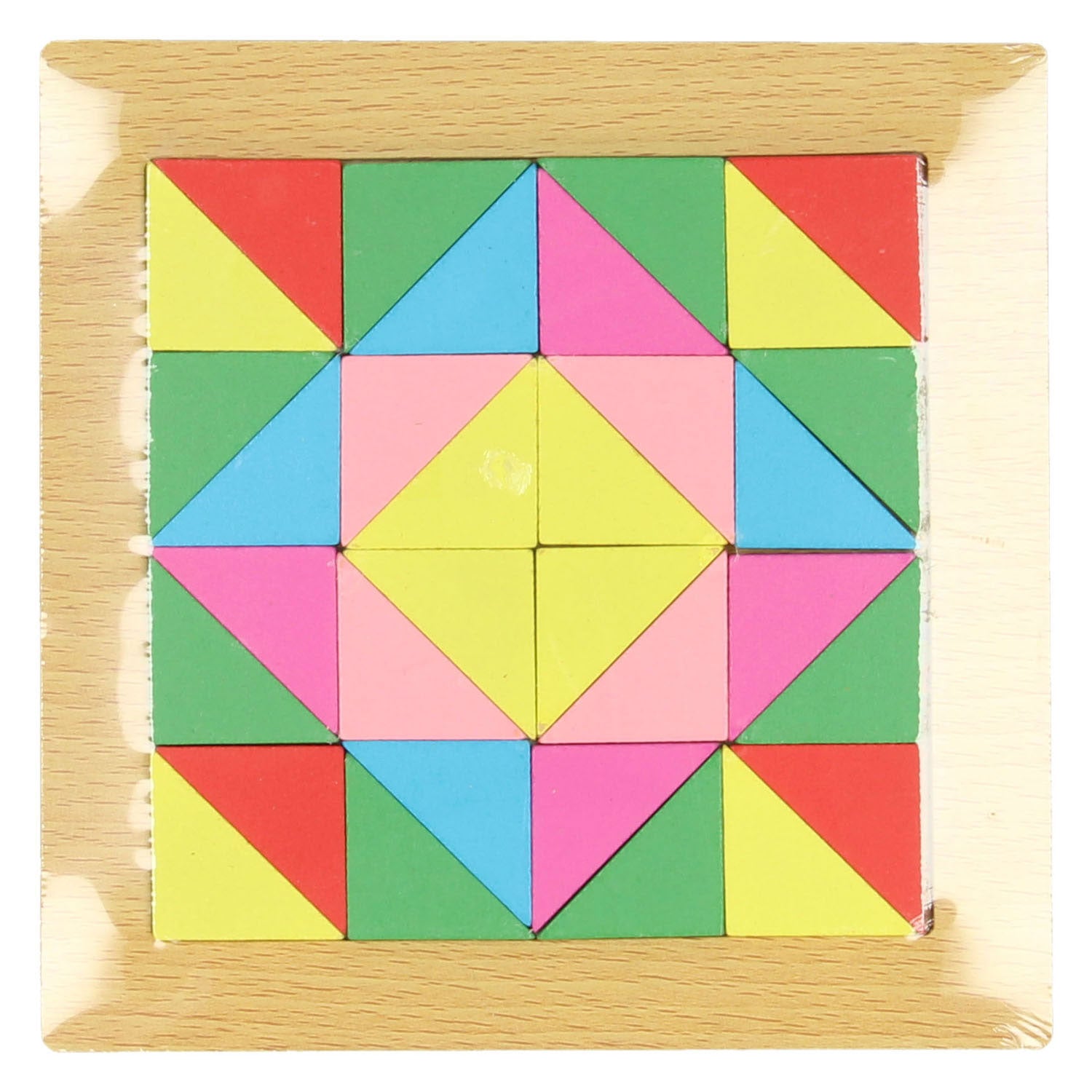 Tangram-Dreiecke aus Holz
