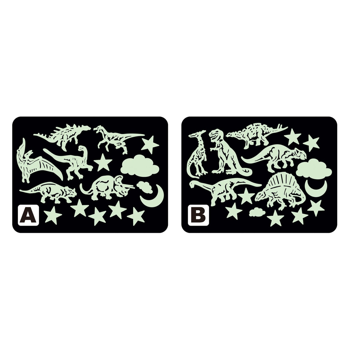 Im Dunkeln leuchtende Dinosaurier, 16-tlg.