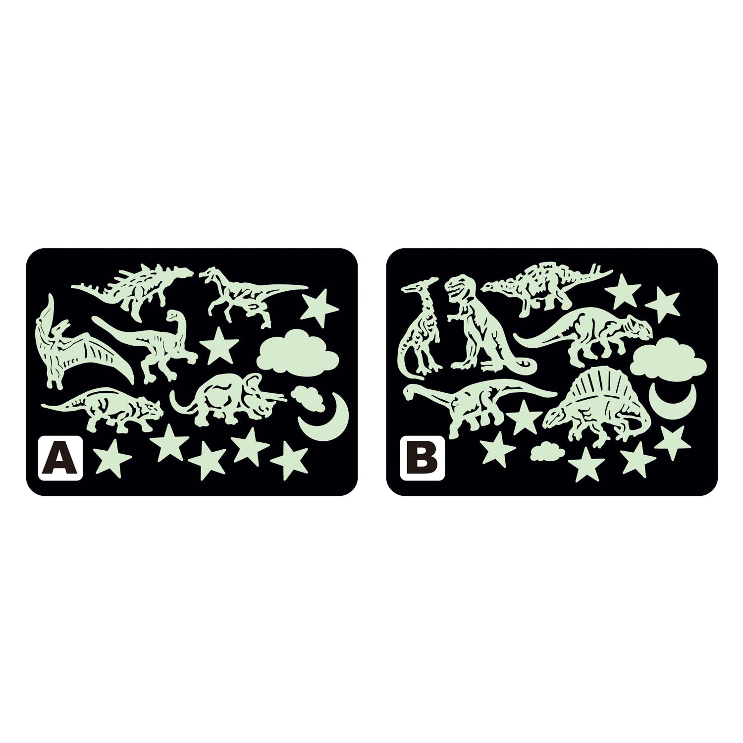 Im Dunkeln leuchtende Dinosaurier, 16-tlg.