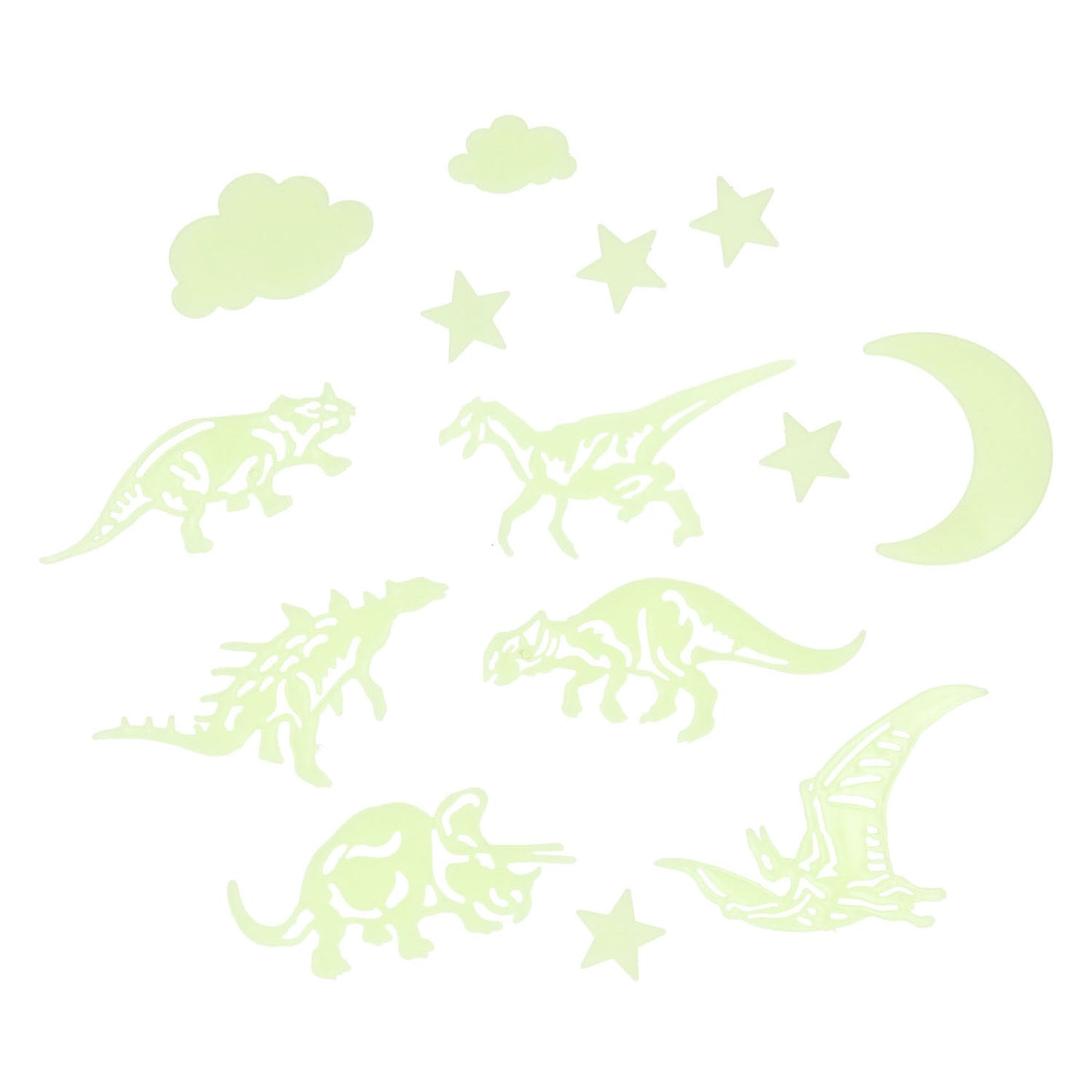 Im Dunkeln leuchtende Dinosaurier, 16-tlg.