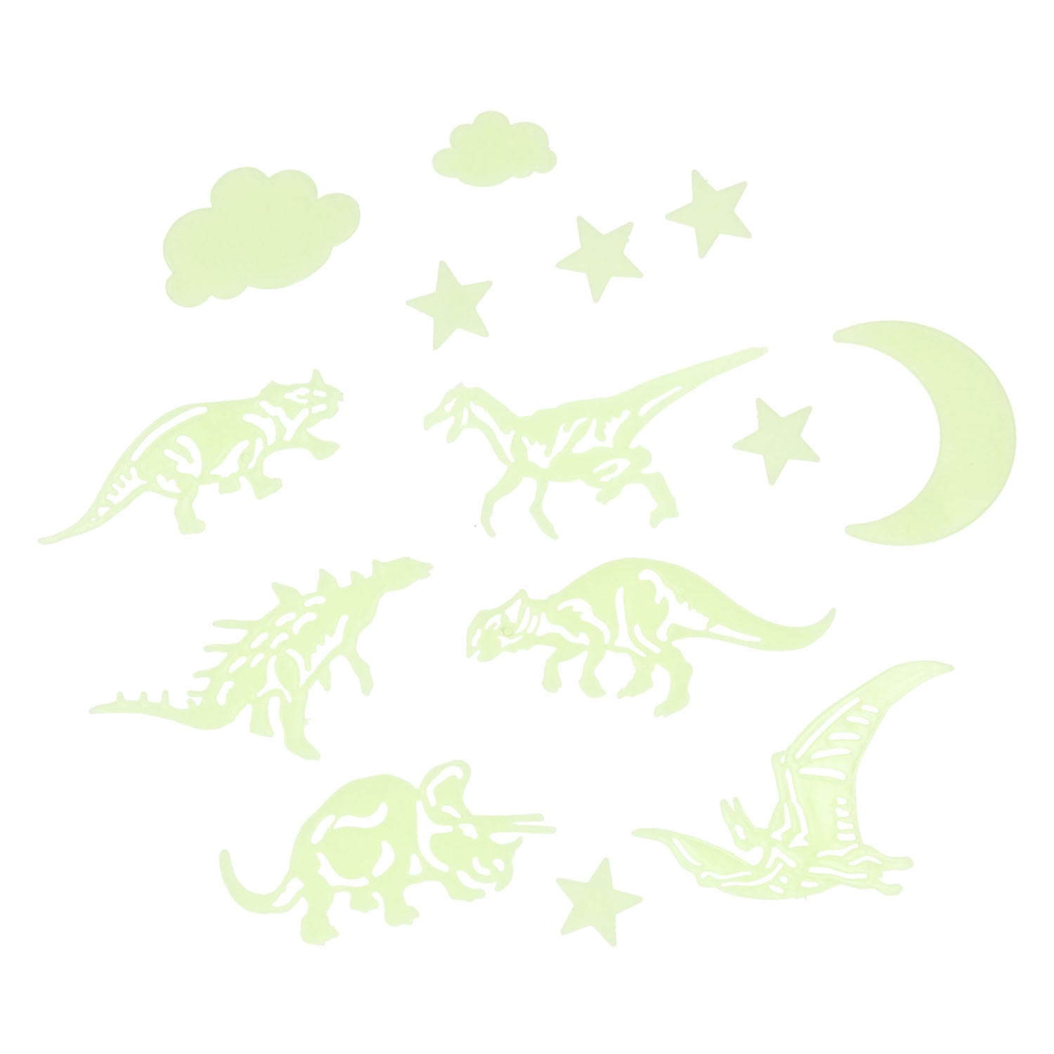 Im Dunkeln leuchtende Dinosaurier, 16-tlg.