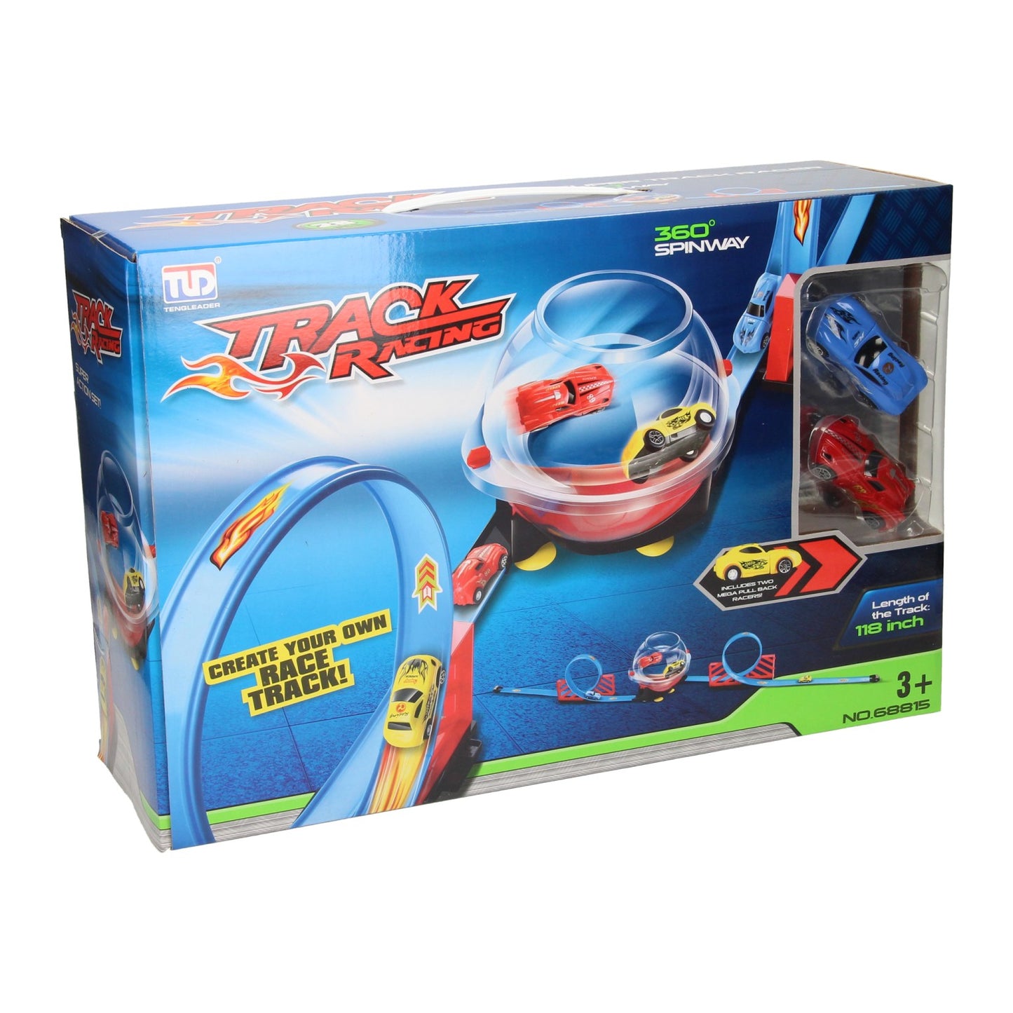 Auto Racing Track Set Looping Fish Bowl