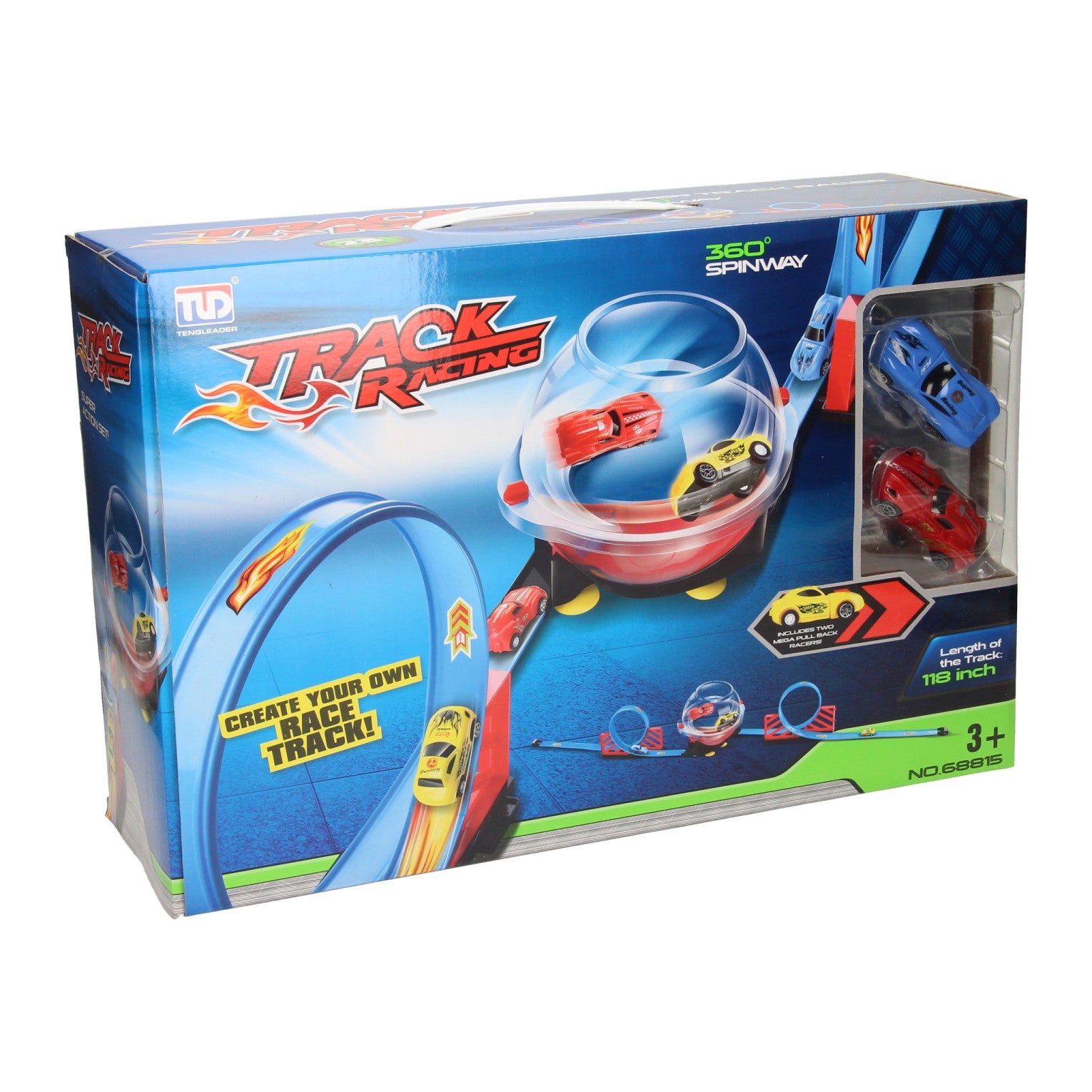 Auto Racing Track Set Looping Fish Bowl