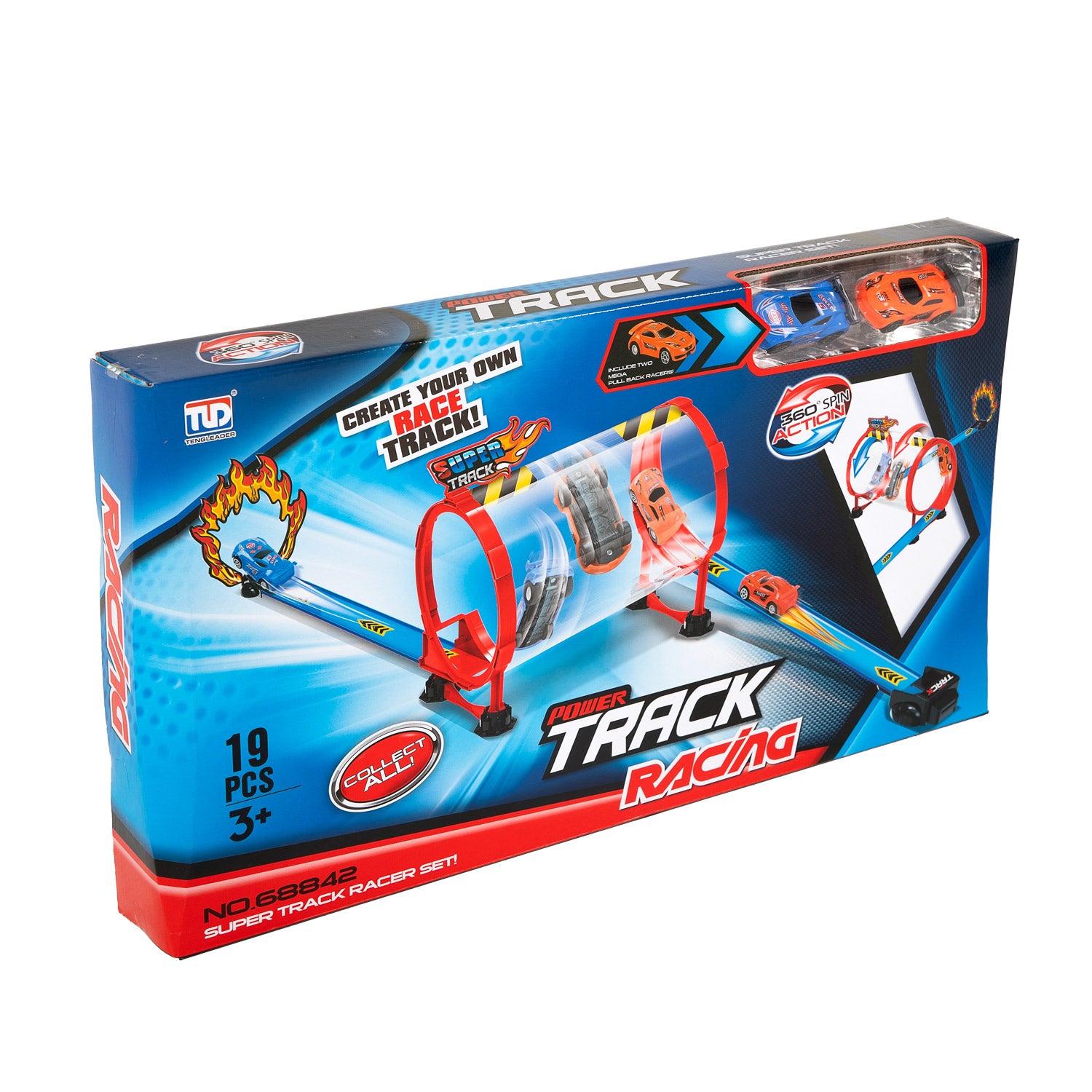 Auto Racent Track Set Tube Duel, 19dlg.