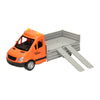 LKW-Bauarbeiten mit Licht und Ton