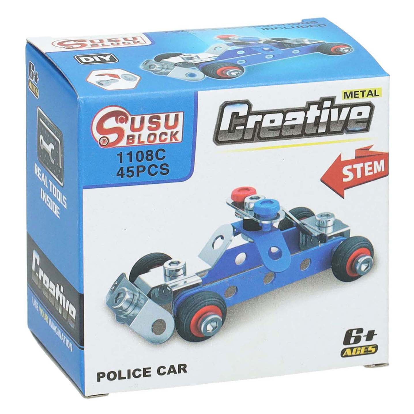 Metallbausatz Polizeifahrzeug