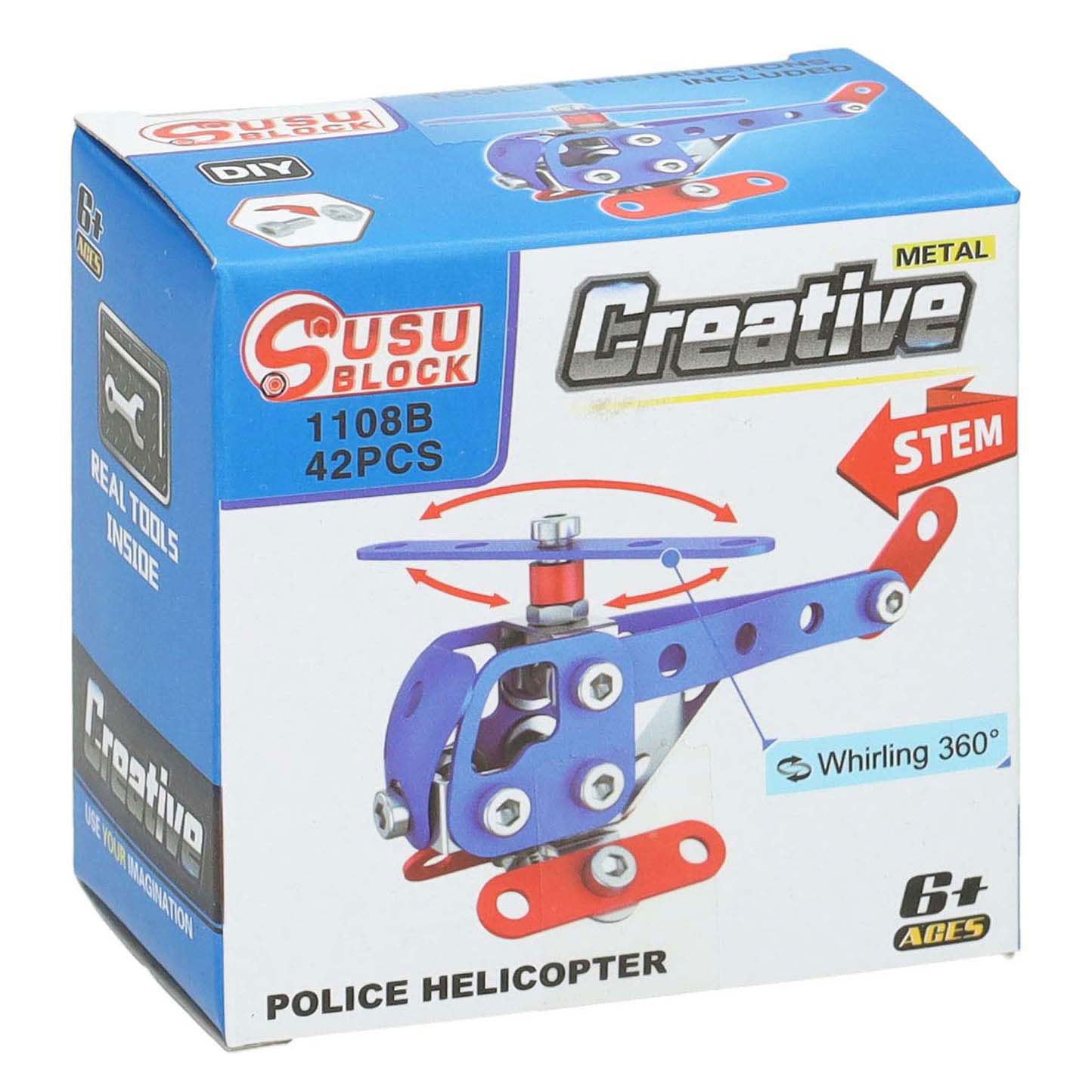 Metallbausatz Polizeifahrzeug
