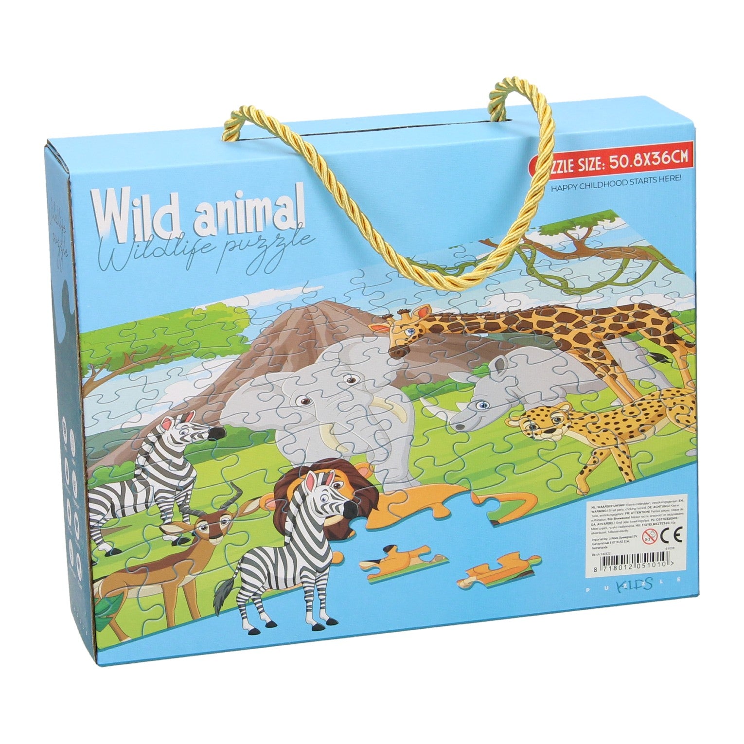 Wildtiere Puzzle, 100..