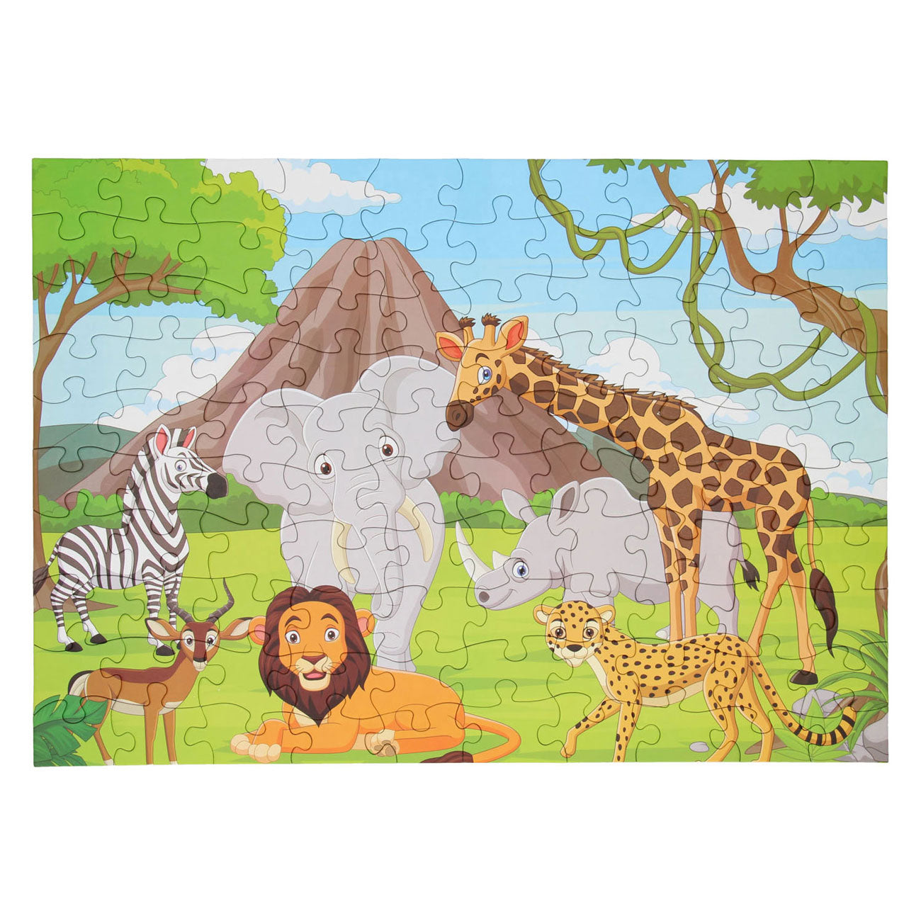 Wildtiere Puzzle, 100..