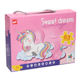 Puzzle süße Träume Einhorn, 63 Teile. - afbeelding 1