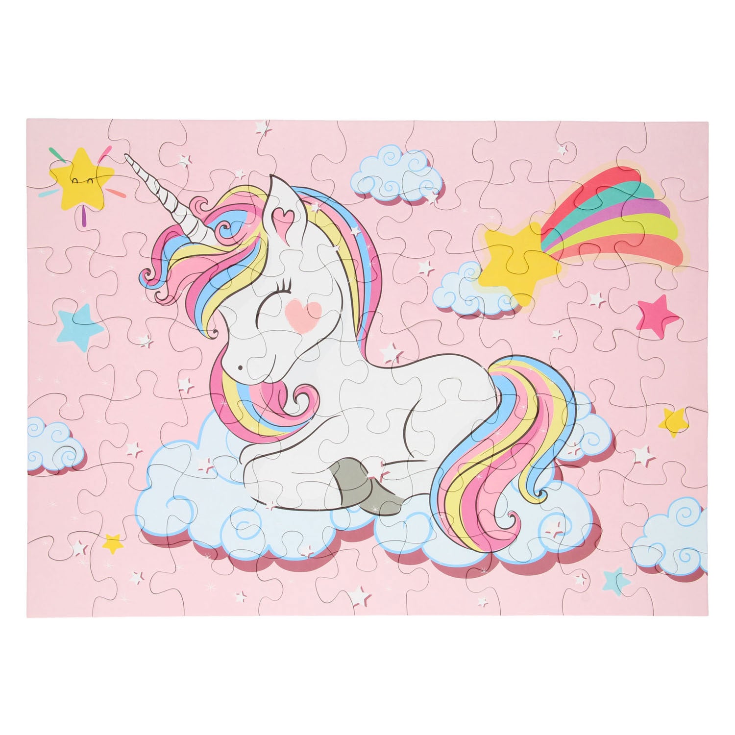 Puzzle süße Träume Einhorn, 63 Teile.