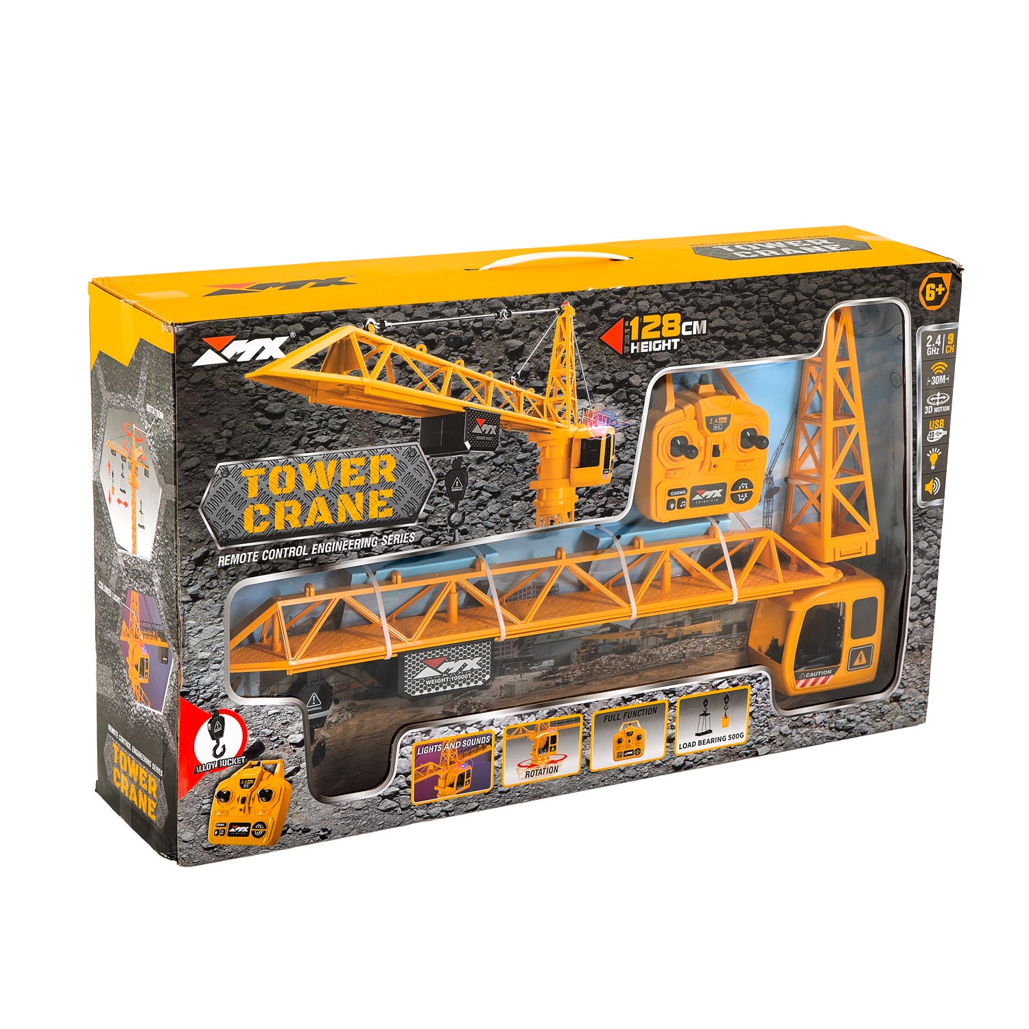 RC -kontrollierter Kran RC, 128 cm