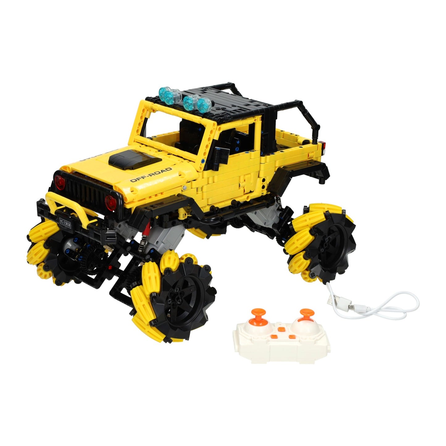 Rc Happy Build steuerbare Bausteine-Set, Pickup-Truck – 1490 Stück.