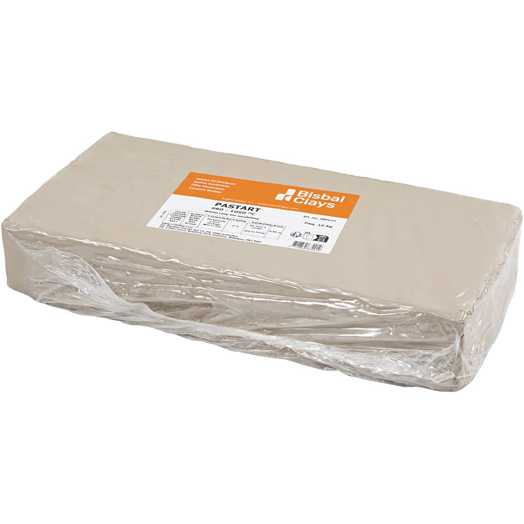 Weißer Ton, 10 kg 1 Karton