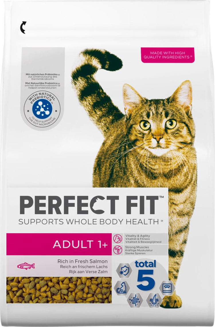 Perfect Fit Adult - Katzenfutter - Lachs - 3 x 2,8 kg