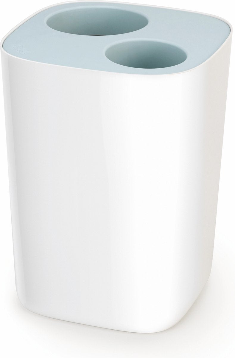 Joseph Joseph Split Abfalleimer – Badezimmer Küche – 2 x 8 l – Creme