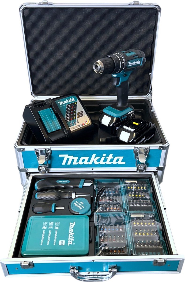 Makita dhp482rfx9 – Akku-Schlagbohrschrauber/-schrauber