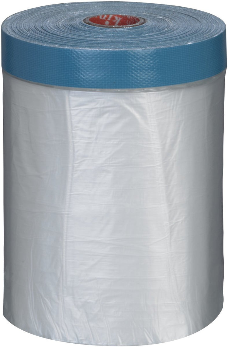 Kip 3833 - Stoffmaske - blau - 1500mmx20m - textiles Abdeckband mit PE-Schicht für glattes Abdecken - statisch haftend für den Innen- und Außenbereich - temperaturbeständig bis 30°C