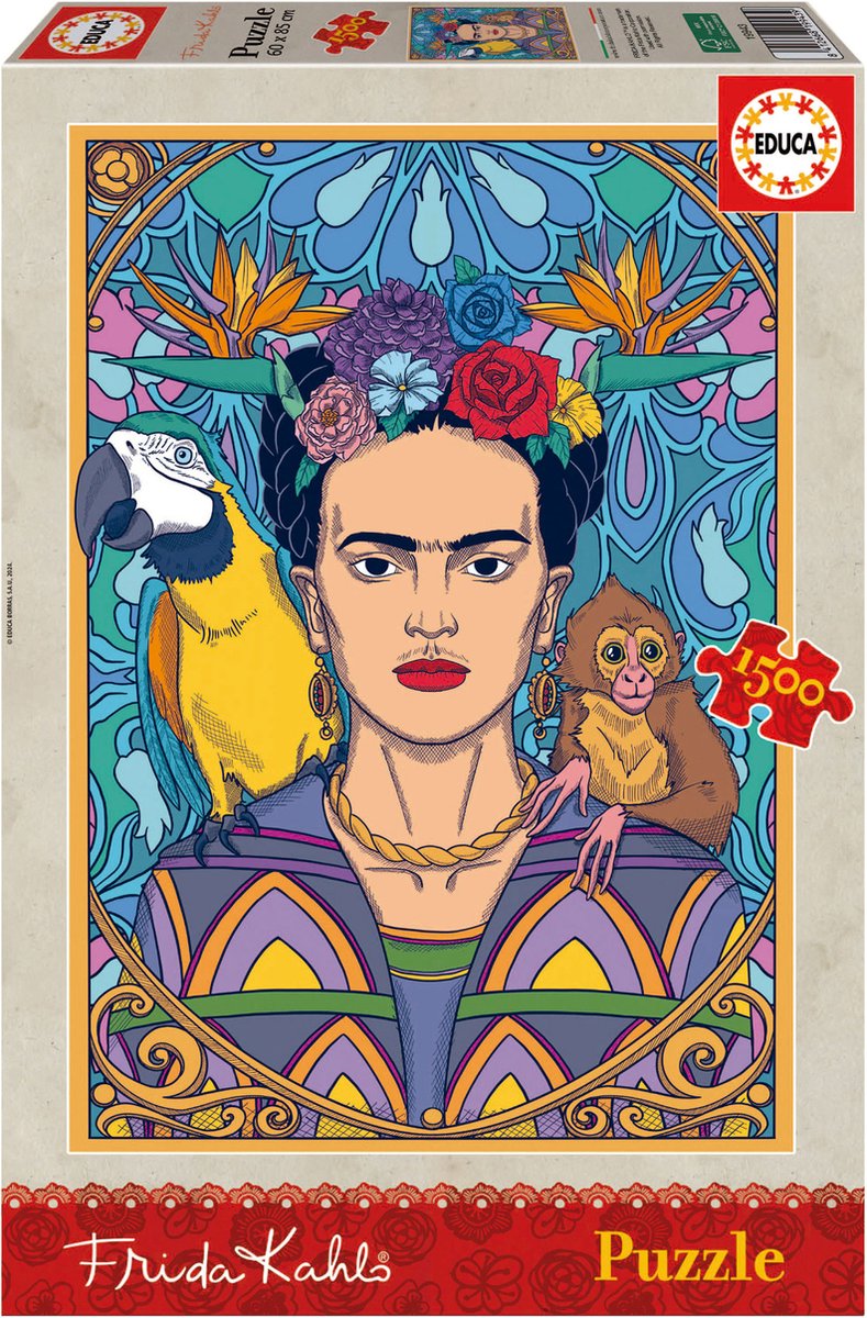 Educa - Puzzle - 1500 Teile - Frida Kahlo