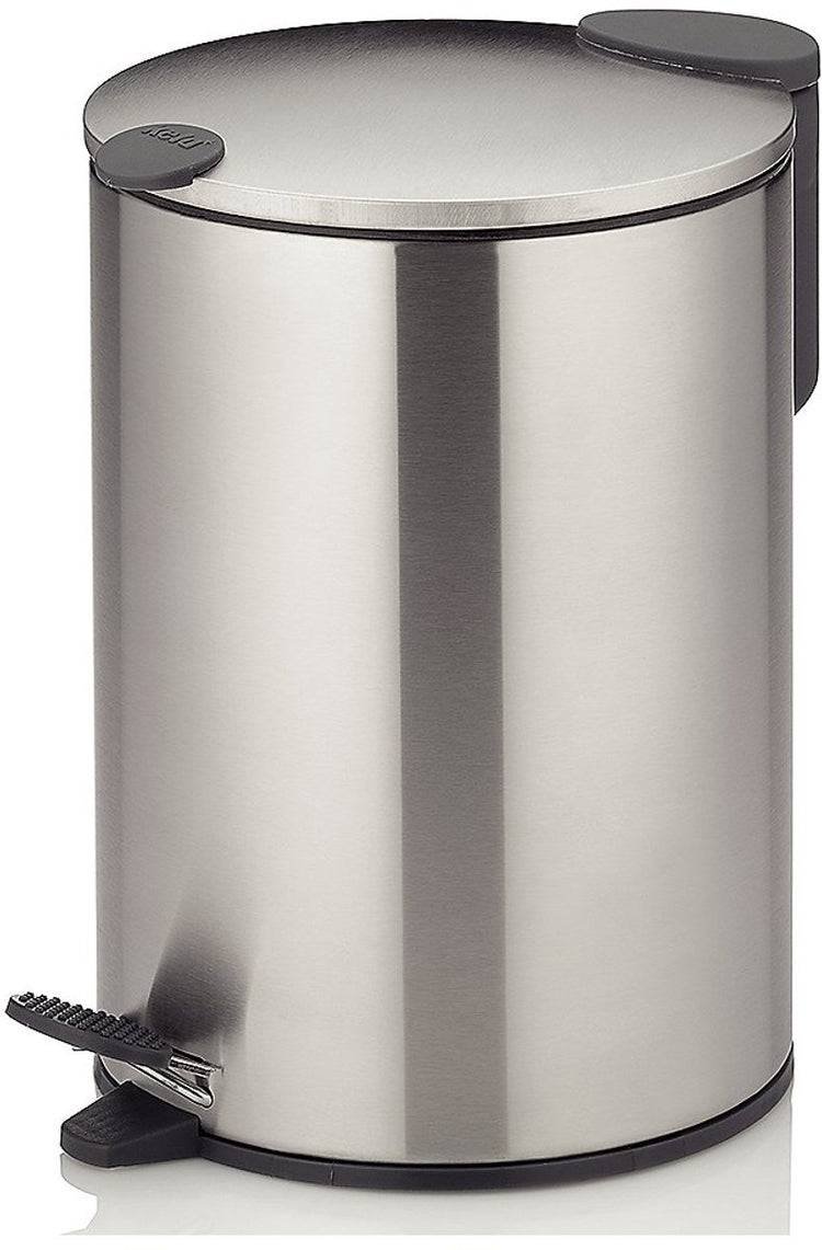 Kela Tretabfalleimer, 3 l, mattsilber - | matt