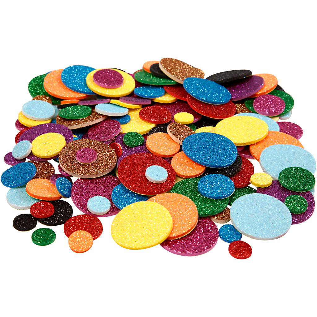 Creativ Company Schaumstoffkreise, D 12+20+32 mm, 1000 Stück 1 Karton