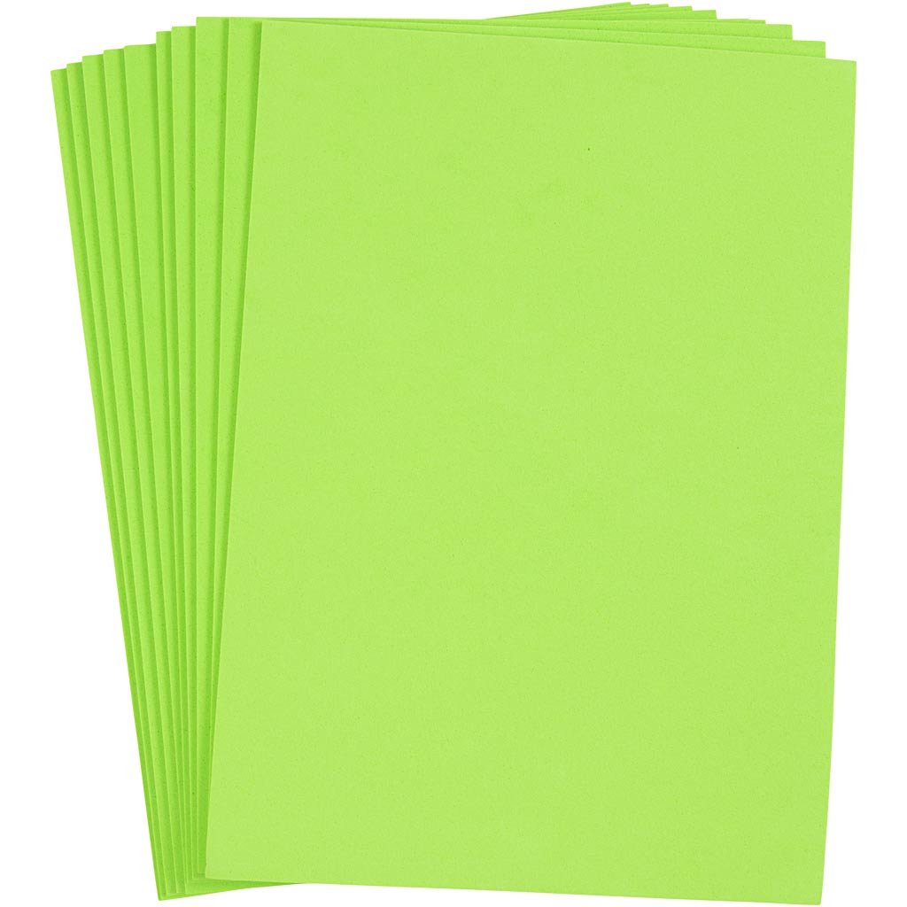 Creativ Company Eva Foam Sheets Hellgrün A4, 10st.
