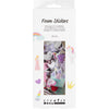 Creativ Company Schaumstoffaufkleber, Herz, Prinzessin, Einhorn, selbstklebend, Größe 13-50 mm, lila rosa Harmonie, 150 Stück 1 Box