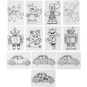 Creativ Company Sheets Schrumpffilm mit Motiven, Blatt 10,5x14,5 cm, Dicke 0,3 mm, matt transparent, 36 Blatt 1 Box - afbeelding 1