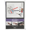 Creativ Company Schrumpffolienblätter, Blatt 20x30 cm, Stärke 0,3 mm, matttransparent, 100 Blatt 1 Karton