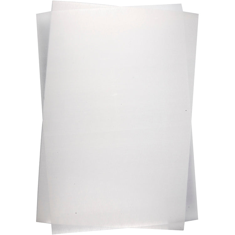 Creativ Company Schrumpffolienblätter, Blatt 20x30 cm, Stärke 0,3 mm, matttransparent, 100 Blatt 1 Karton