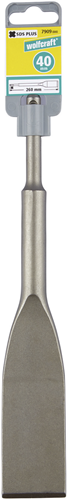 Wolfcraft – Fliesenmeißel SDS Plus – 40 mm breit – Spatmeißel – 7909000