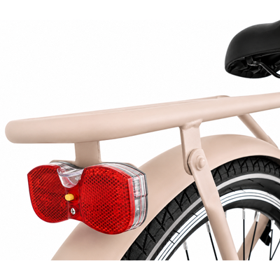 Kyoso Kinderfahrrad Blossom Mokka 24 Zoll mit Bremsnabe – Matt Taupe Pink